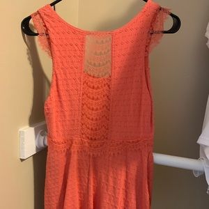 Free People dress in coral, size XS.